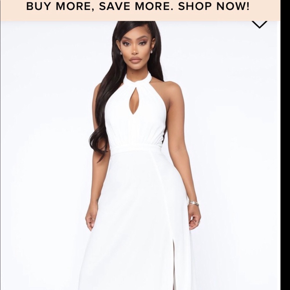 White Fashion Nova Dress with tags 🏷